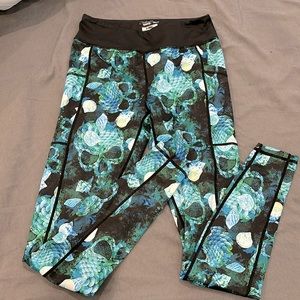 CVG mermaid skull leggings.